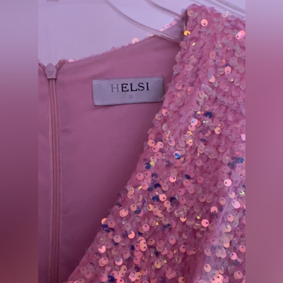 Pink Sequins Mini Dress - Picture 3 of 3